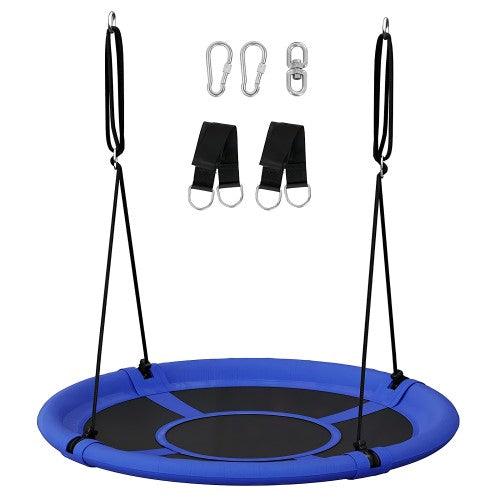 40 Inch Saucer Tree Swing 700 LBS Load Capacity, Textilene Fabric, Hanging Kit for Kids Outdoor Indoor - Toytexx 40 Inch Saucer Tree Swing 700 LBS Load Capacity, Textilene Fabric, Hanging Kit for Kids Outdoor Indoor - Toytexx